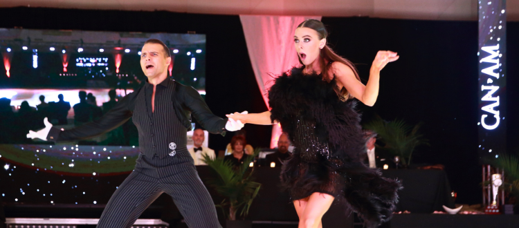 CanAm DanceSport Gala 2023 Ballroom Dance Championships in Toronto hosting the North American Championships in Latin dancing, smooth dancing, international style and American style Pro-Am, Am-Am and Pro DanceSport