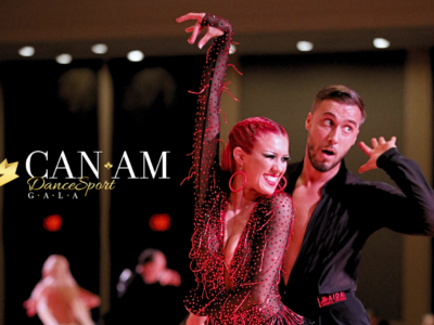 The Can-Am DanceSport Gala 2023 North American ballroom dance competition hosted in Toronto, Ontario, October 6th-8th 2023 including American smooth, International ballroom, International Latin, kids competitions and more dance sport championships