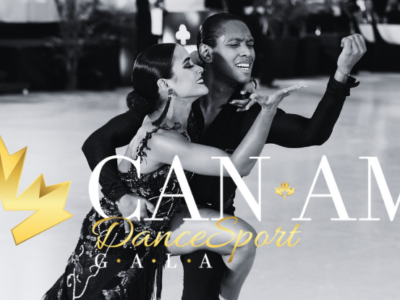 Professional Rhythm dancers from Arthur Murray Peru competing at CanAm Dancesport Gala pro category