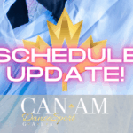 CanAm DanceSport Gala 2025 important schedule updates for all categories and ballroom dance competitors